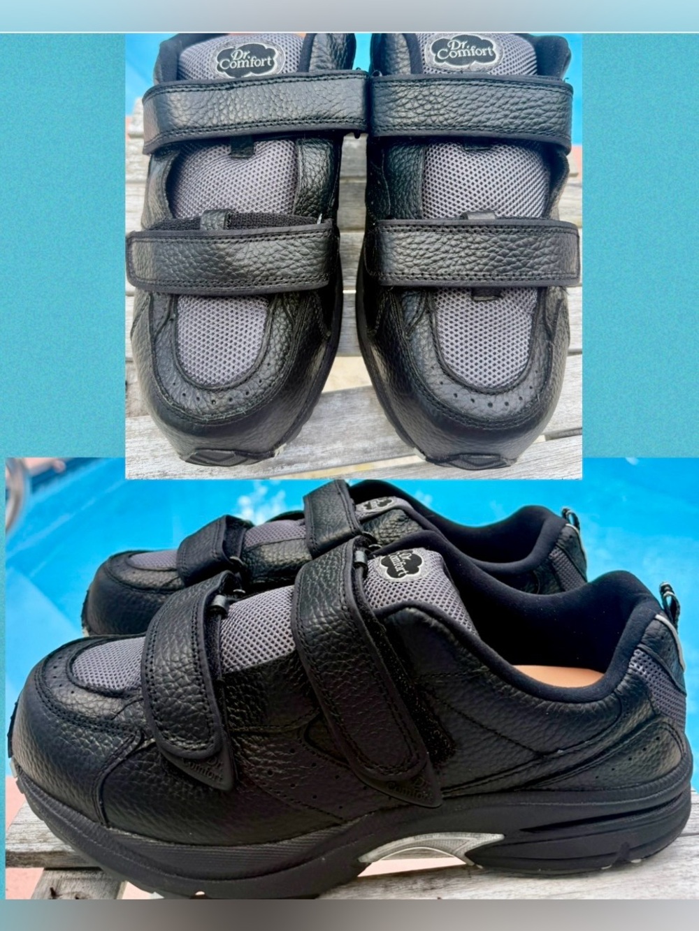 Dr. Comfort Winner X-Depth Black Diabetic Sneakers STK#7710 Men’s 13W~NEW